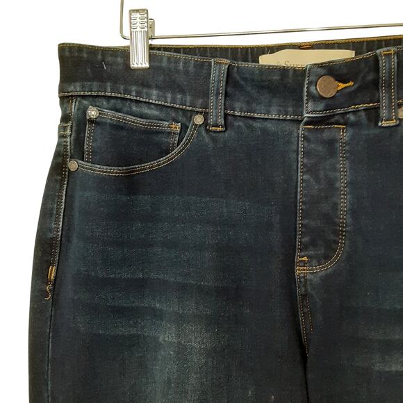 Soft Surroundings The Ultimate Denim Relaxed Straight Pull On Jeans Womens MP - Picture 3 of 11